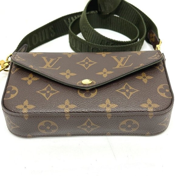 Authentic LOUIS VUITTON M80091 Monogram Multi-Pochette-Felicie pouch Shoulder Ba - Picture 4 of 15